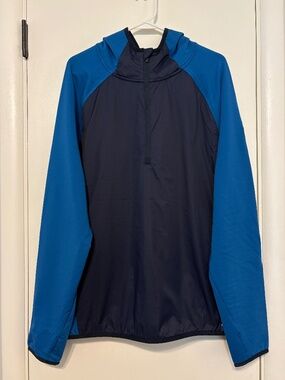 Smartwool Men's Smartloft Half-Zip Pullover Midlayer Hoodie Shirt Top L Blue NWT